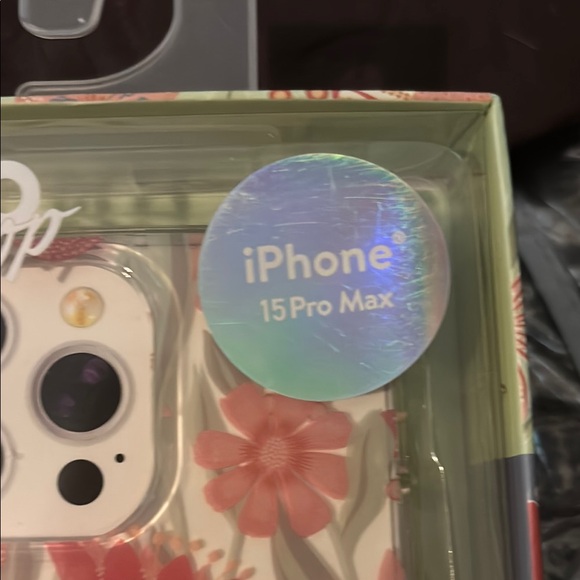 CyloPop Pink and White iPhone Case Floral Design - Picture 2 of 4